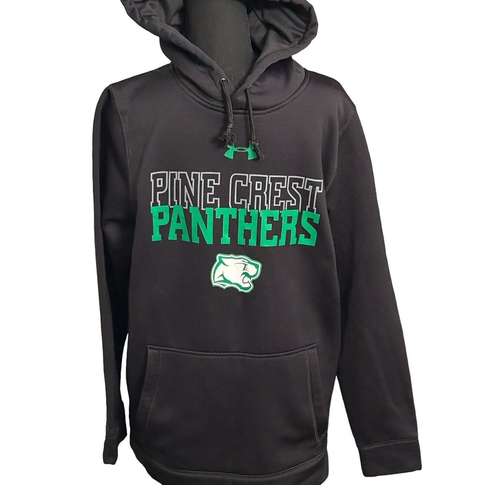 Under Armour‎ Pullover Hoodie Pine Crest Panthers Men's Small Black & Green